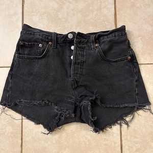Women's Black Jean Shorts